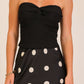 Smocked Twist Front Bandeau Top