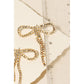 Rhinestone Pave Ribbon Bow Stud Earrings