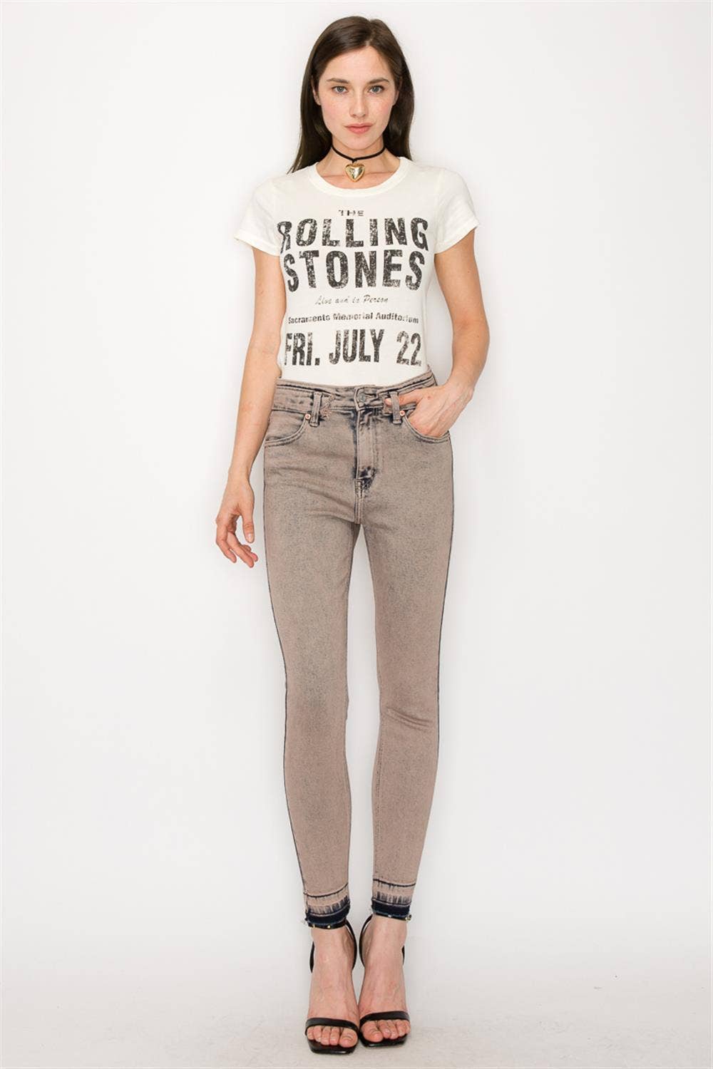 HIGH RISE STRETCH SKINNY JEANS
