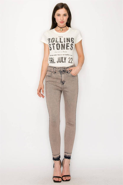 HIGH RISE STRETCH SKINNY JEANS