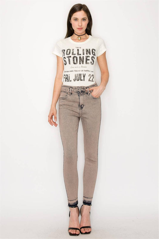 HIGH RISE STRETCH SKINNY JEANS