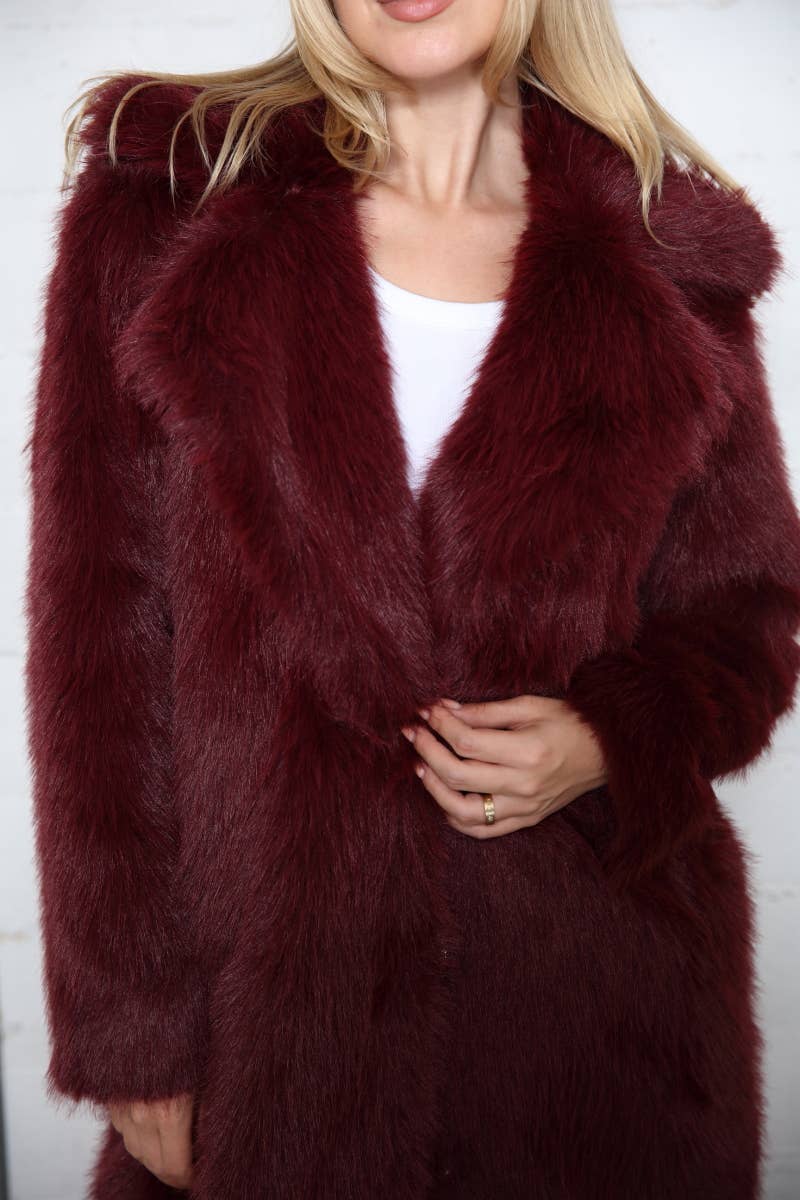 Vivian Faux Fur Overcoat