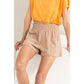 DZ24C377-D-ALL TIME FUN HIGH WAIST LINEN SHORTS