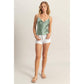 DZ25C247-Basic Satin Cami Cowl Neck Top