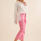 22418P - Studded Rhinestone Denim Jeans