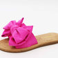 Bamboo ATHENA-24 Women Braided Sole Bow Tie Slipon Sandals