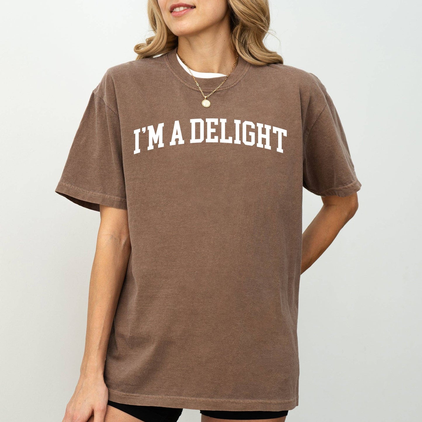 I'm A Delight, Funny, Minimal, Sassy, Aesthetic, Meme Shirt