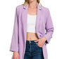 Lime Solid Classic Blazer