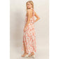 Floral Halter Neck Dress