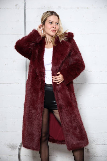 Vivian Faux Fur Overcoat