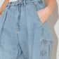 Washed Barrel Jeans