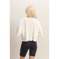 Raw Edge Star Patch Top