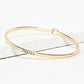 Thrive Engraved Inspirational Bangle Bracelet