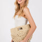 Braided Semi Circle Tote Bag