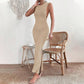 Hollow Out Slit Swim Cover Up